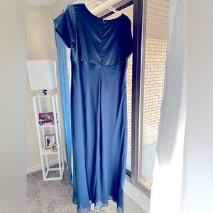 Formal navy blue dress